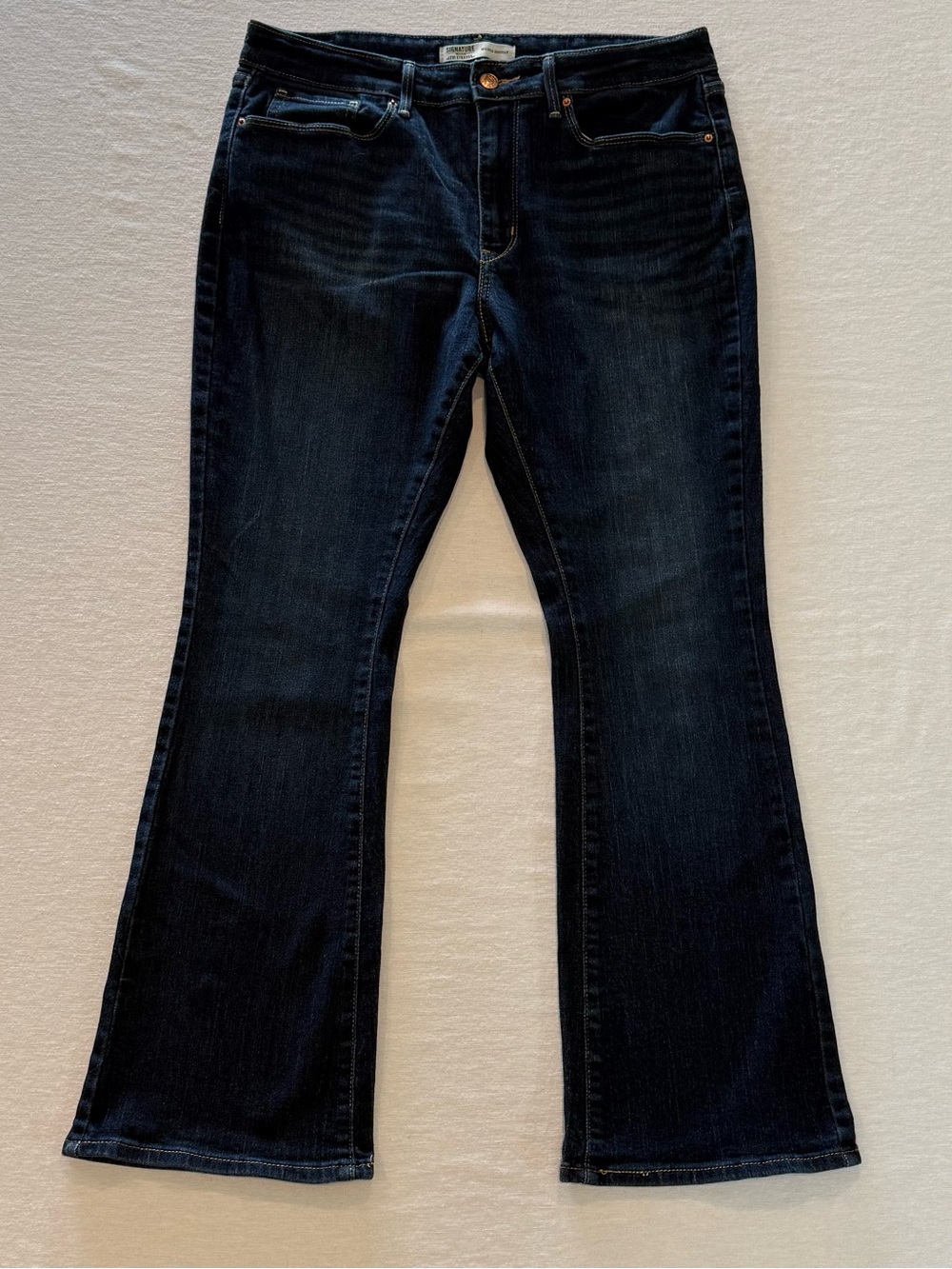 Levi's Signature Mid-Rise Bootcut Jeans Women’s 10S 30x30 Denim Stretch